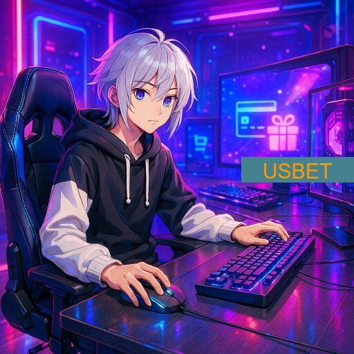 Imagem promocional da USBET mostrando a plataforma e suas vantagens