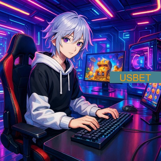 Imagem promocional da USBET mostrando a plataforma e suas vantagens