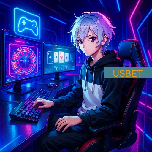 Imagem promocional da USBET mostrando a plataforma e suas vantagens