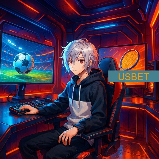 Imagem promocional da USBET mostrando a plataforma e suas vantagens