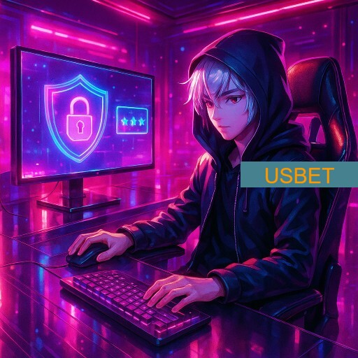Imagem promocional da USBET mostrando a plataforma e suas vantagens